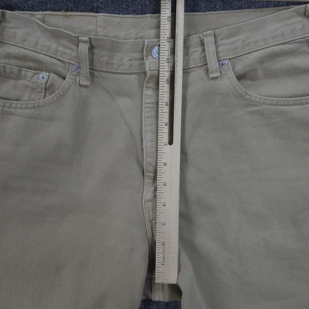 Vintage Levis Jeans Mens 36x30 Beige Denim‎ 550 Relaxed Tapered Made USA 90s